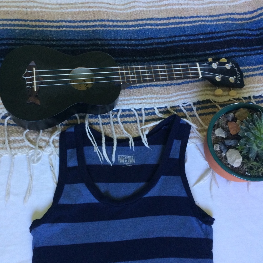 Converse striped tank top